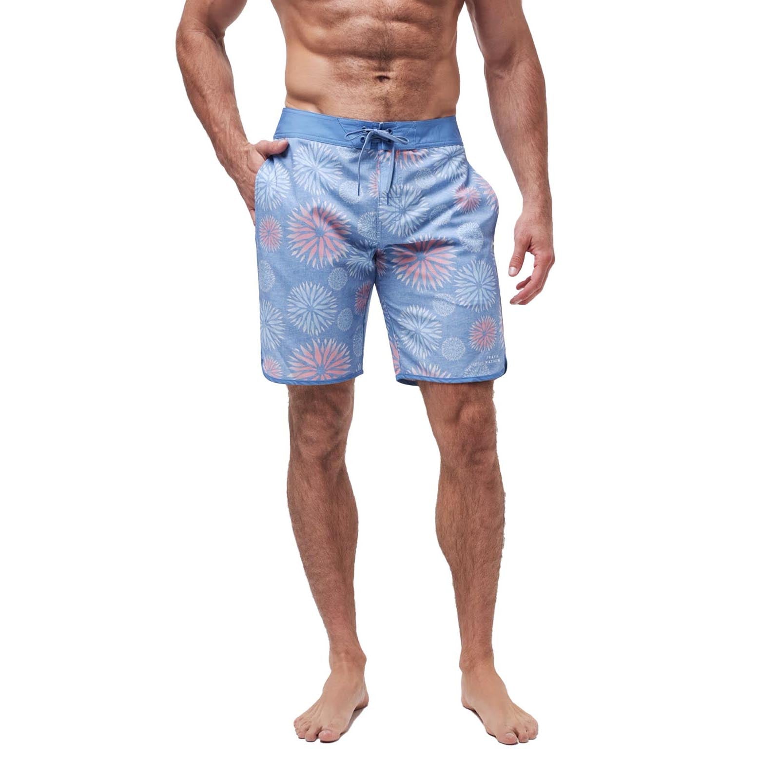 TravisMathew Men's Sand Smuggler Boardshorts 2024 QUIET HARBOR