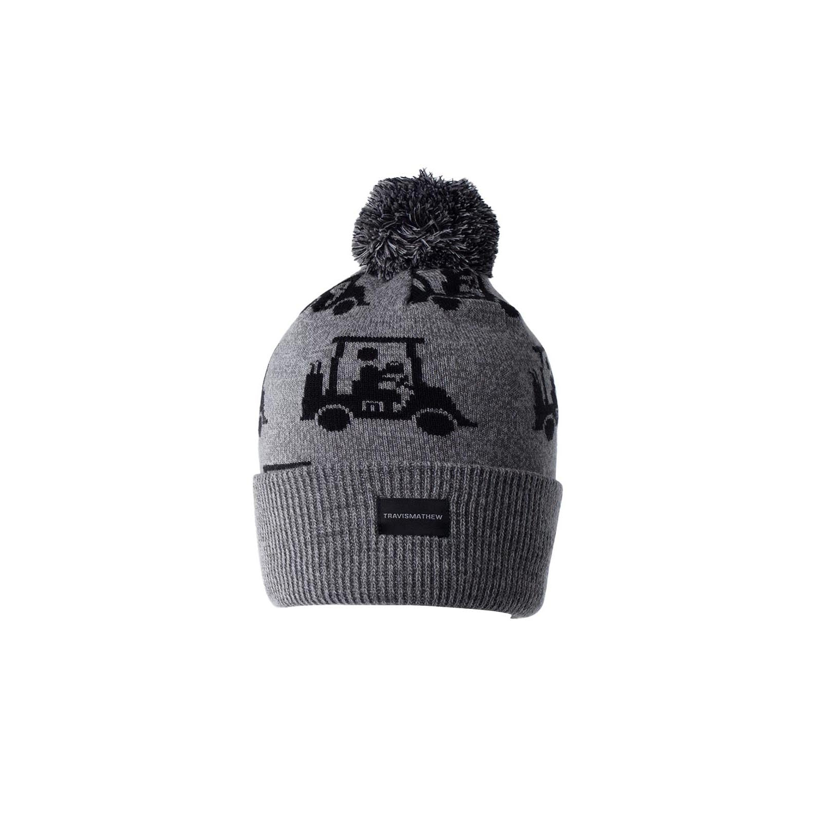 TravisMathew Men's Swingles Beanie 2024 HEATHER GREY