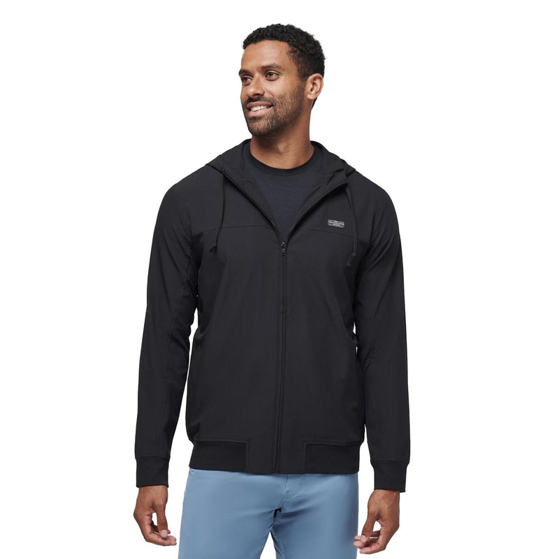 TravisMathew Men's Wanderlust Hoodie 2024 BLACK