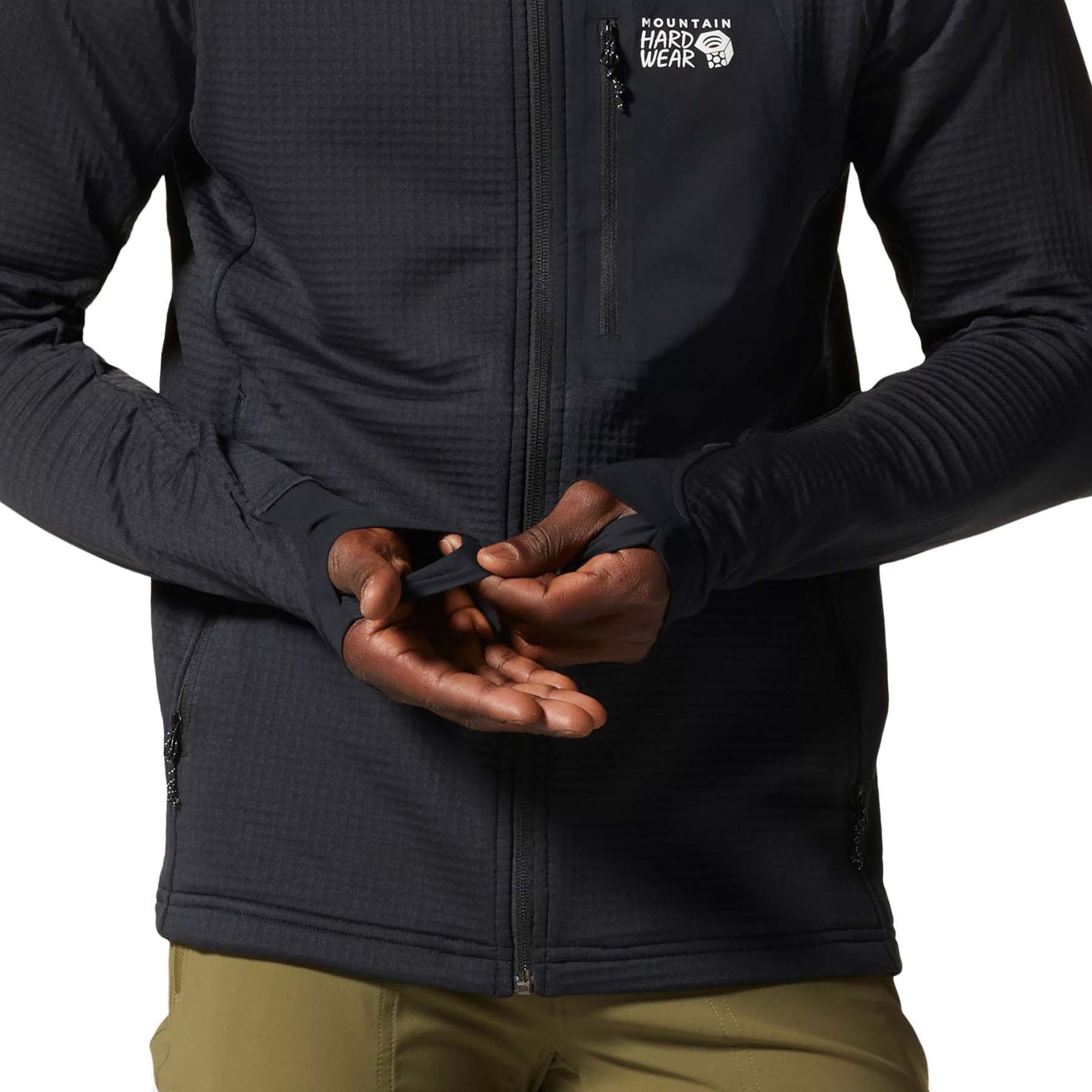 Mountain Hardwear Men's Polartec® Power Grid™ Full Zip Hoody 2024 