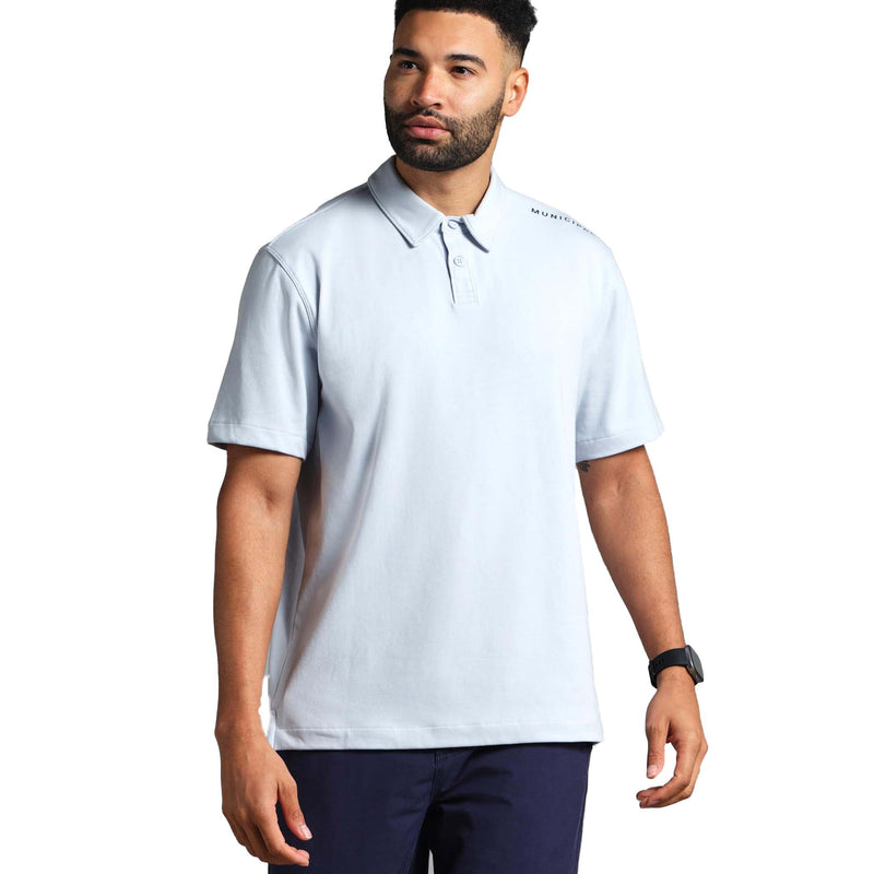 MUNICIPAL Apparel Co Men's Sportcross Polo ICE