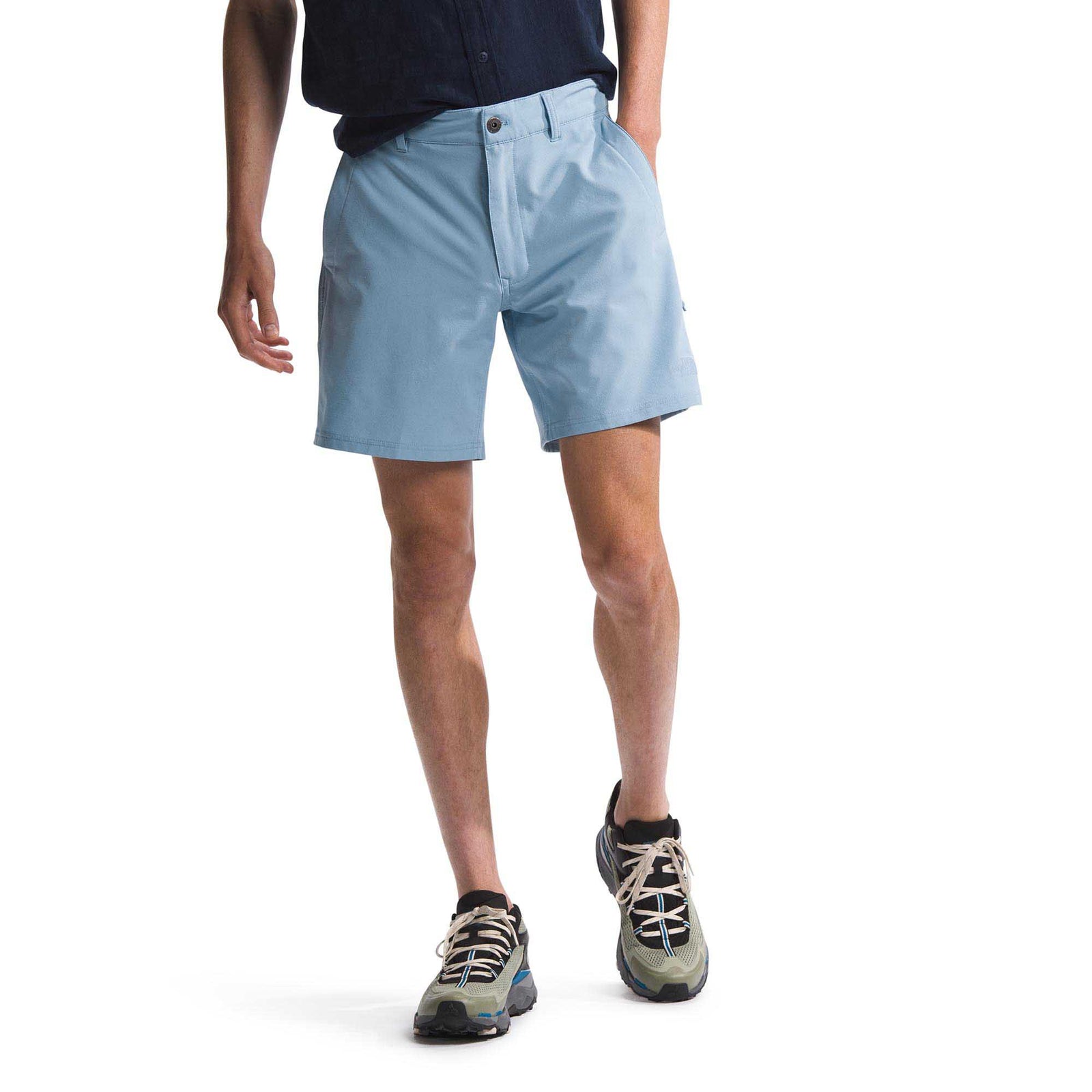 The North Face Men's Rolling Sun Packable Shorts 2024 STEEL BLUE