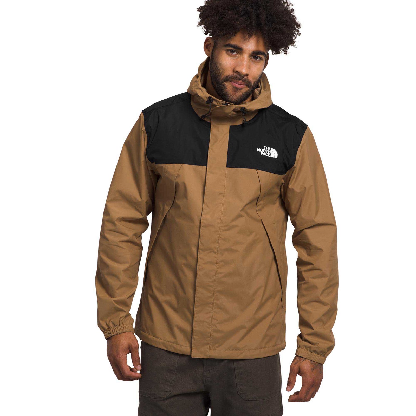 The North Face Men's Antora Jacket 2024 UTILITY BROWN/TNF BLACK