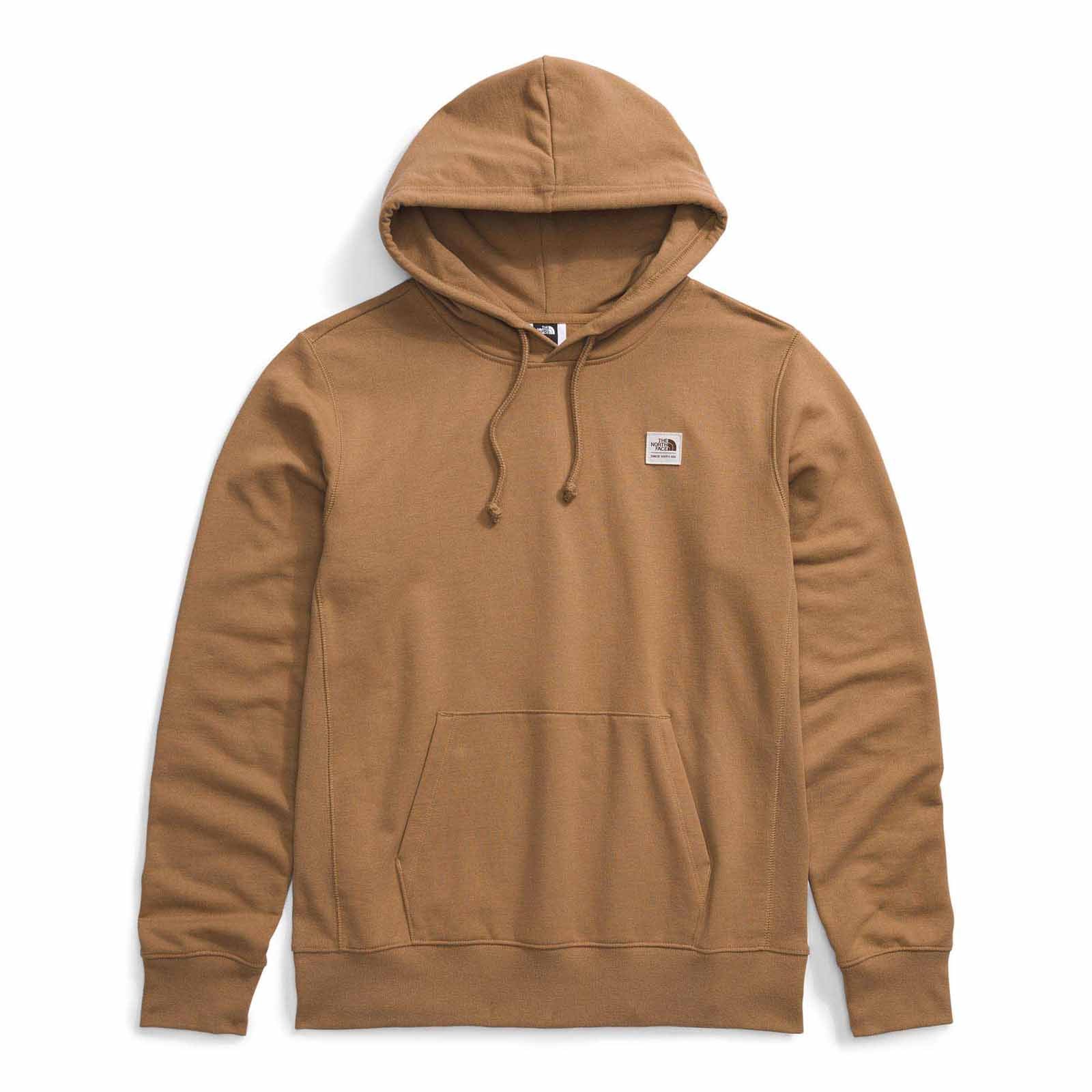 The North Face Men's Heritage Patch Pullover Hoodie 2024 UTILITY BROWN/TNF WHITE