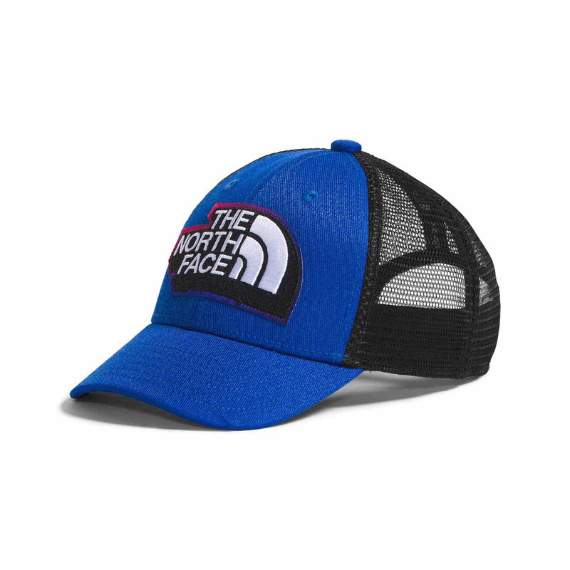 The North Face Junior's Mudder Trucker Hat 2024 TNF BLUE/EMBROIDERED GRAPHIC