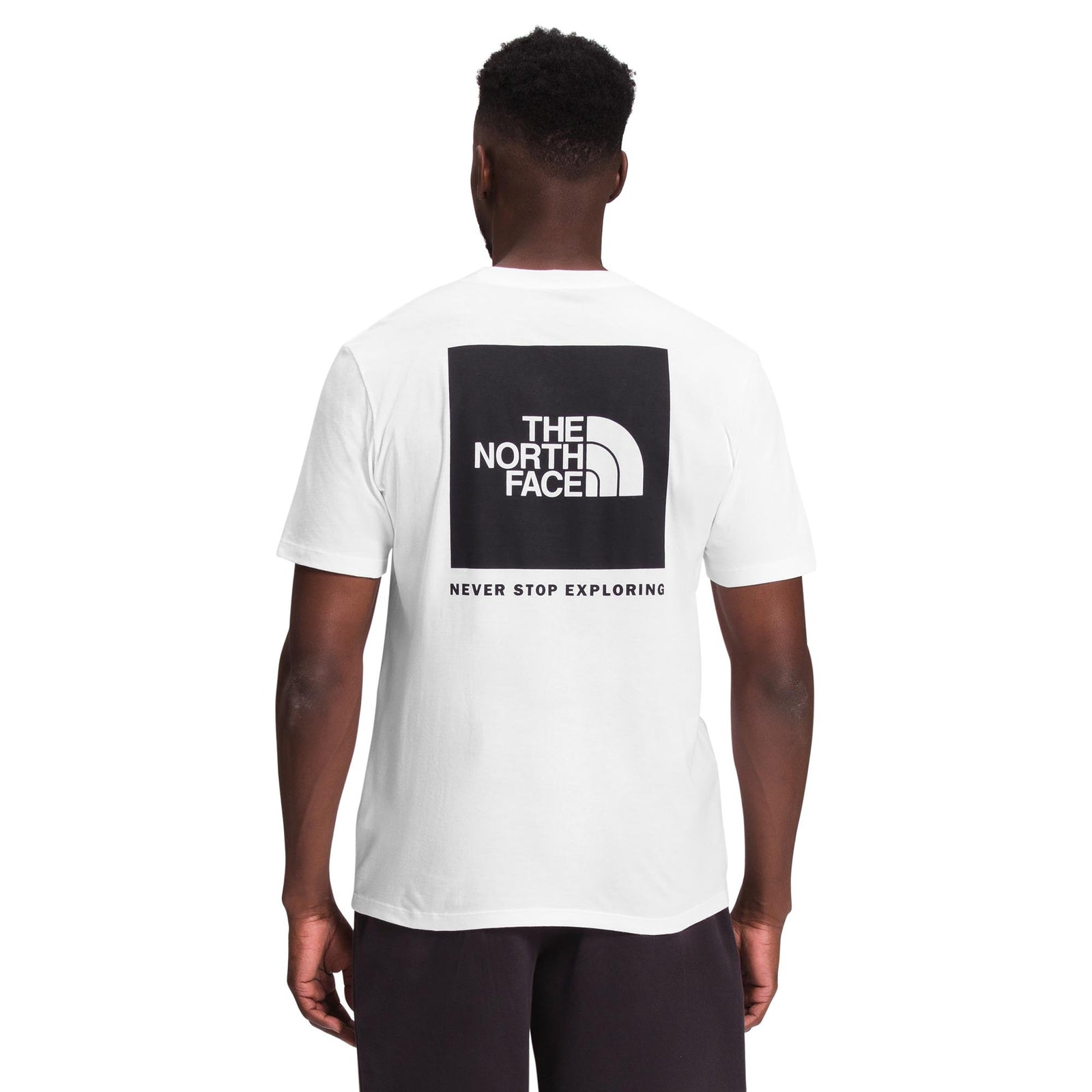 The North Face Men's Short-Sleeve Box NSE Tee 2024 TNF WHITE/TNF BLACK