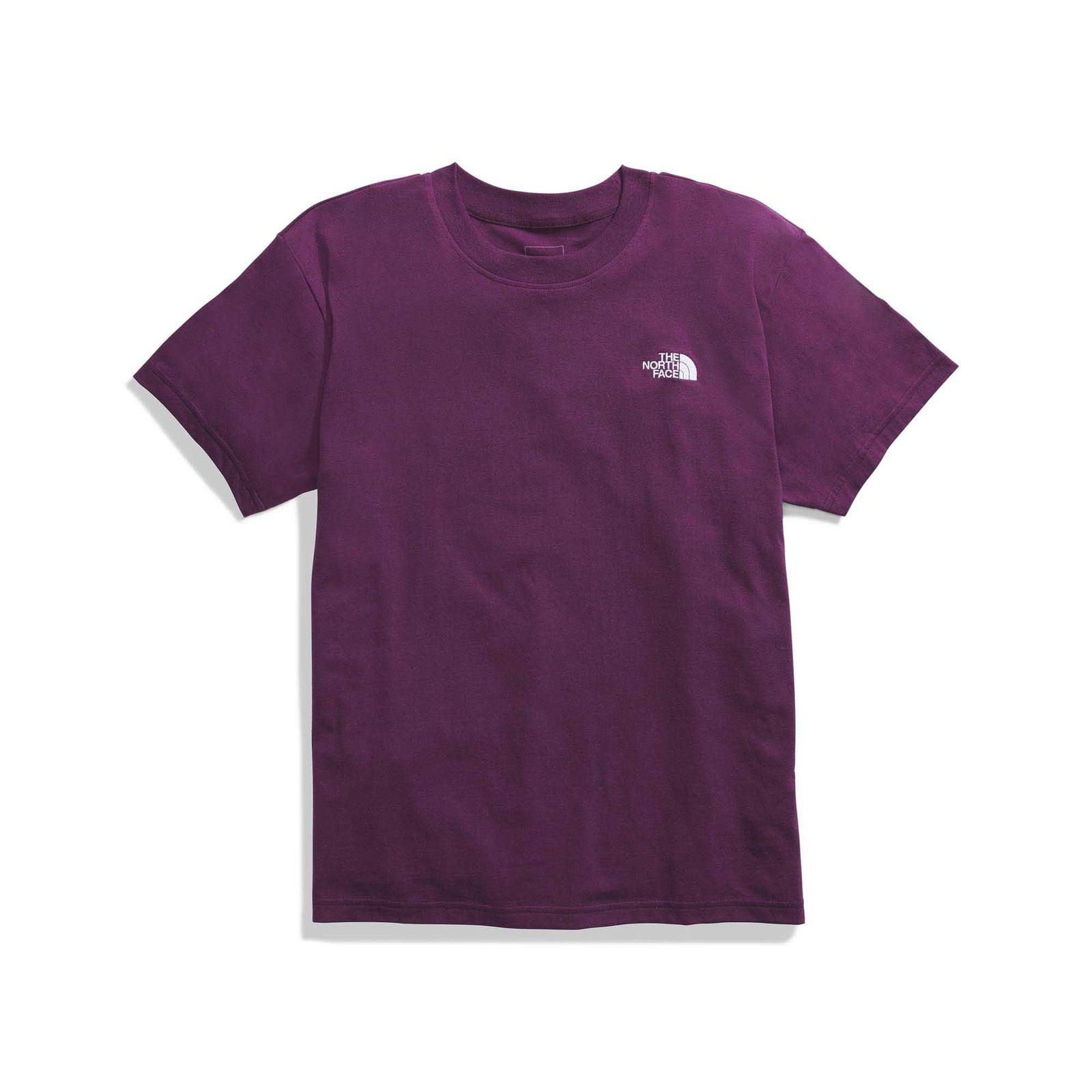 The North Face Men's Short-Sleeve Evolution Box Fit Tee 2024 BLACK CURRANT PURPLE