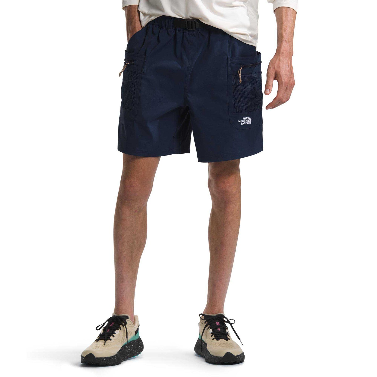The North Face Men's Class V Pathfinder Belted Shorts 2024 SUMMIT NAVY