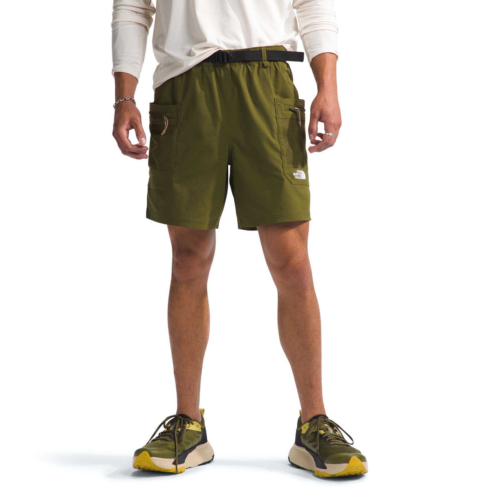 The North Face Men's Class V Pathfinder Belted Shorts 2024 FOREST OLIVE