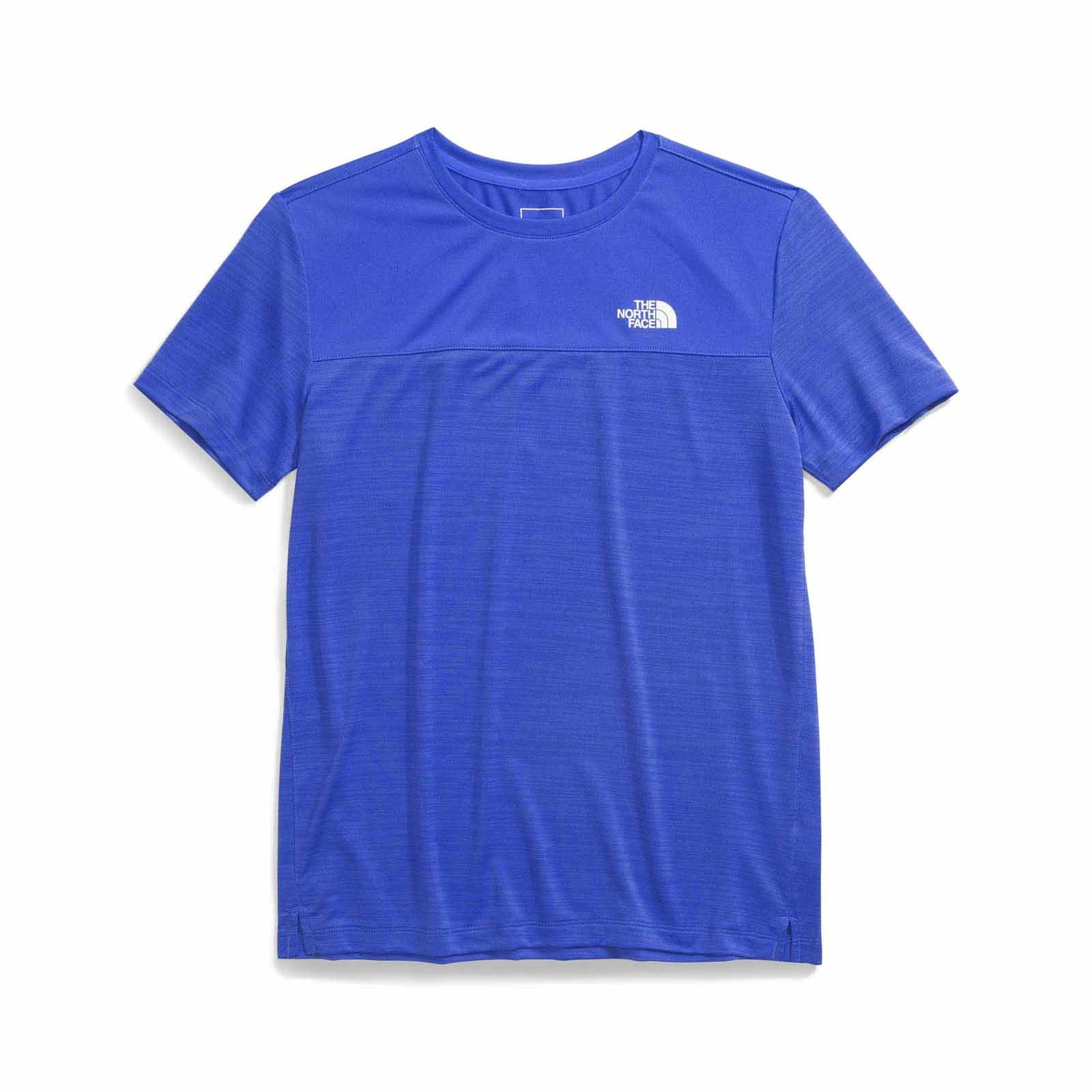 The North Face Junior's Short-Sleeve Never Stop Tee 2024 SOLAR BLUE