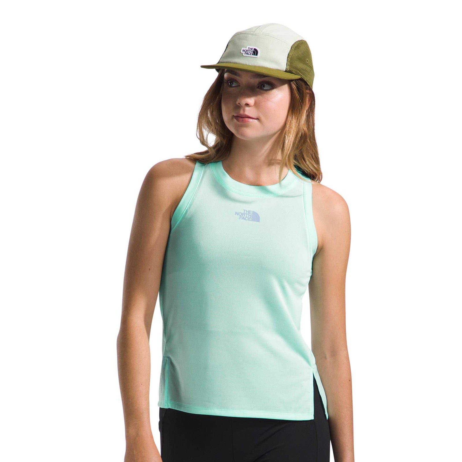 The North Face Girl's Never Stop Tank 2024 CRATER AQUA