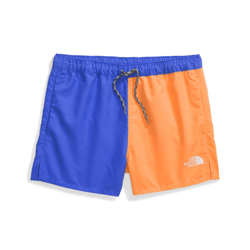 The North Face Girl's Amphibious Class V Shorts 2024 SOLAR BLUE PHANTOM/BRIGHT CANTALOUPE