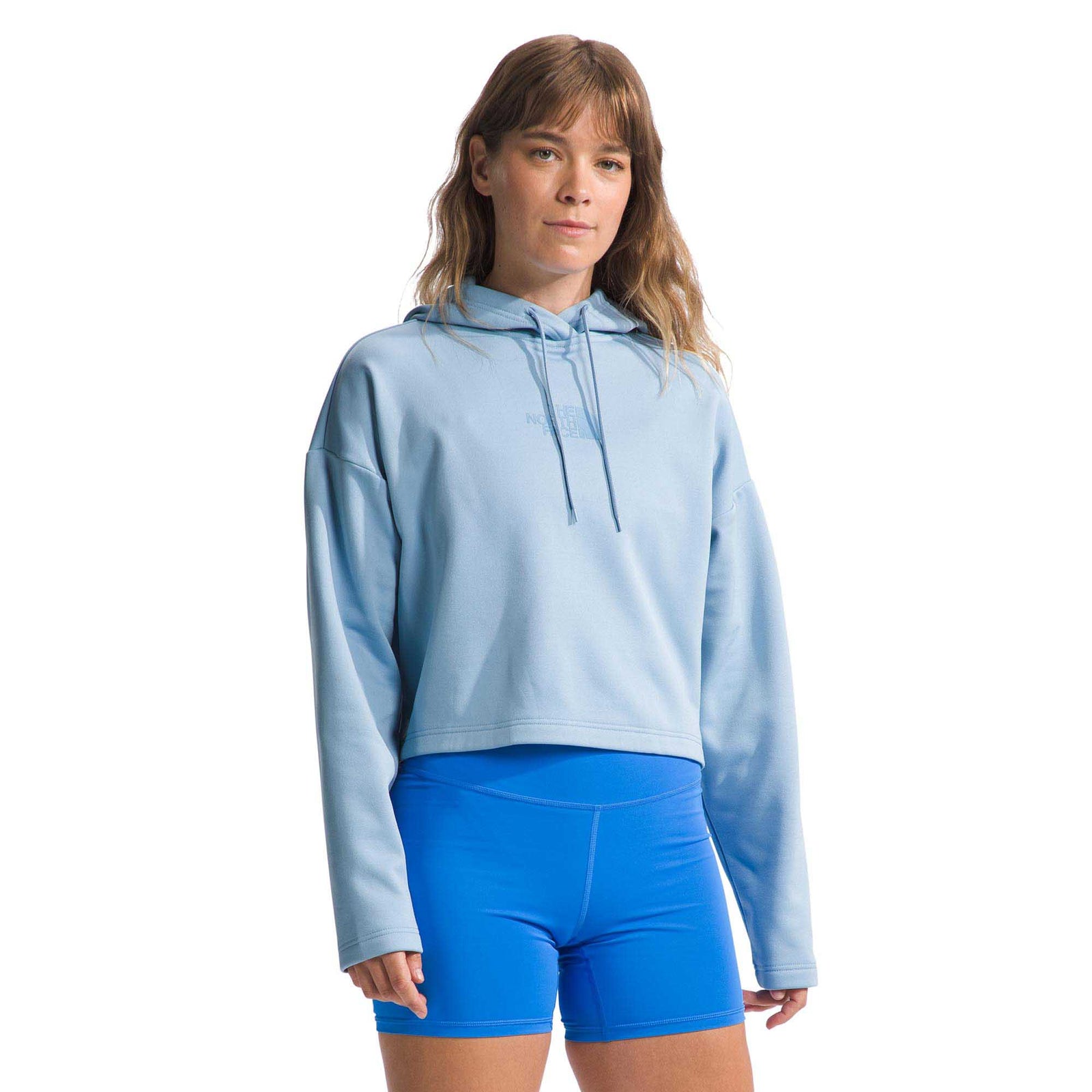 The North Face Women's Horizon Performance Fleece Pullover Hoodie 2024 STEEL BLUE