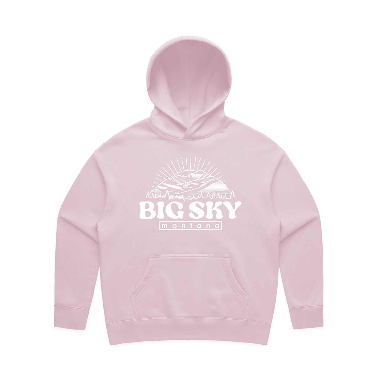 Big Sky Women's Old School Heavyweight Relaxed Hoodie 2024 ORCHID