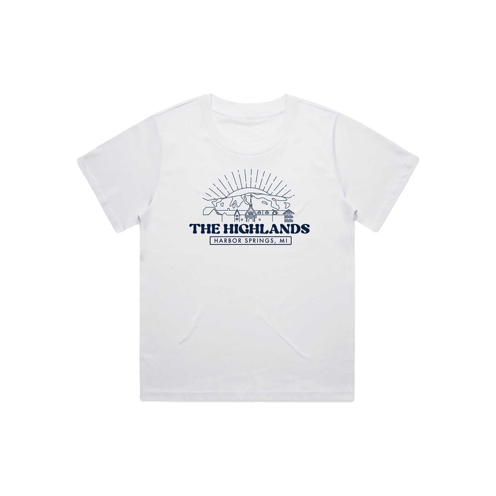 The Highlands Women's Old School Oversized Tee 2024 WHITE