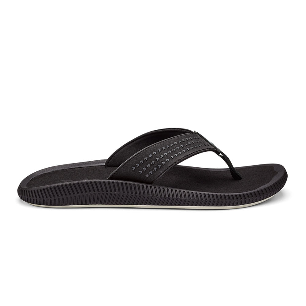 OluKai Men's Ulele Sandals 2024 BLACK