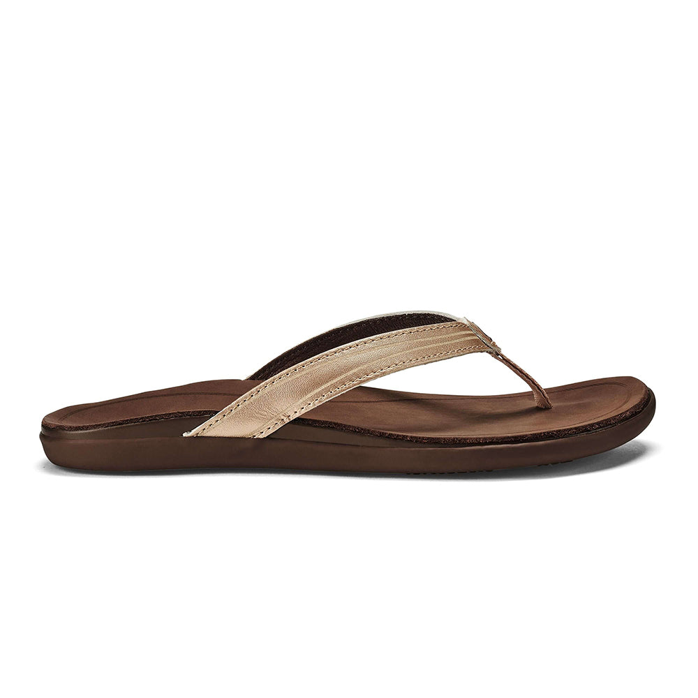 OluKai Women's 'Aukai Sandals 2024 COPPER/DARK JAVA