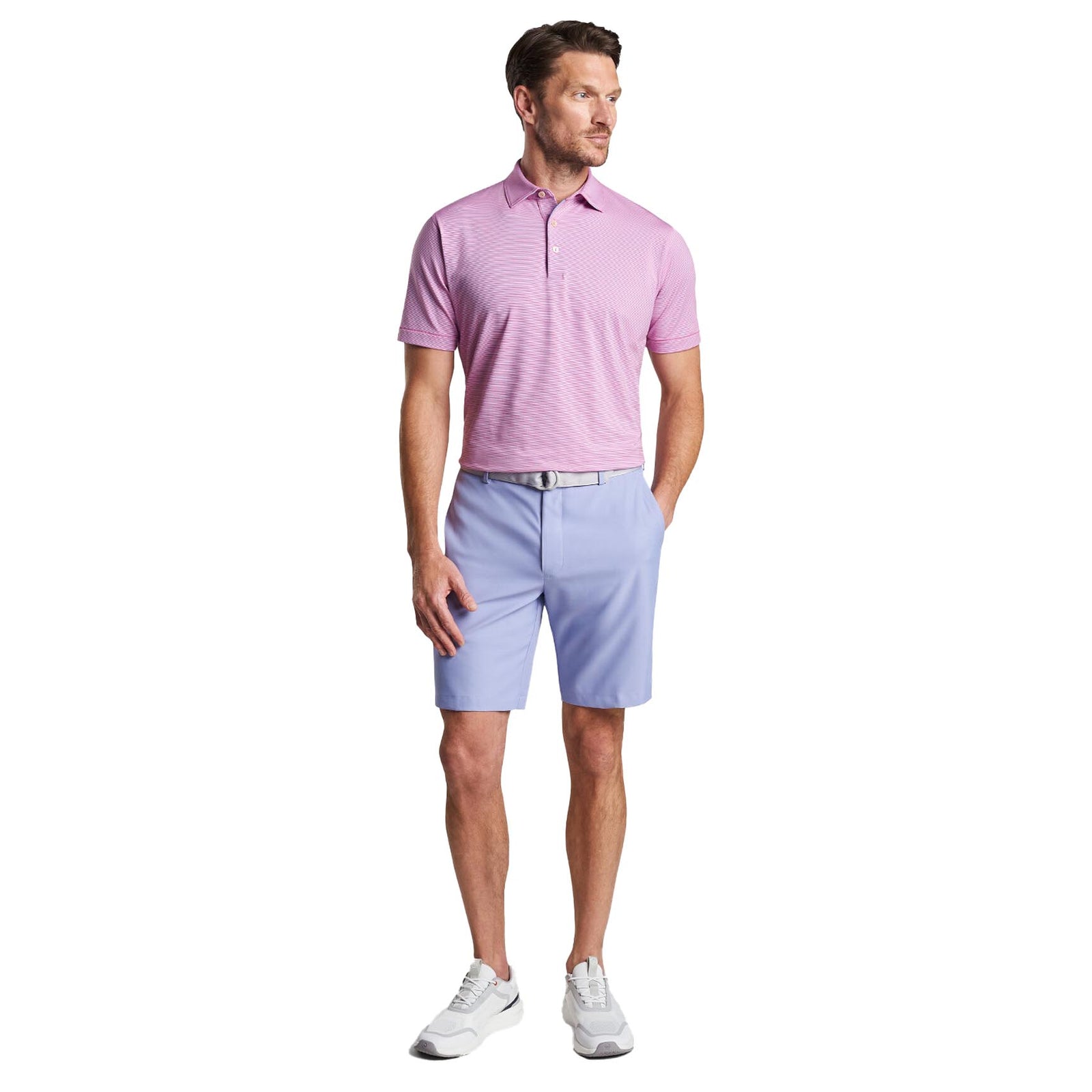 Peter Millar Men's Jubilee Stripe Performance Jersey Polo 2024 