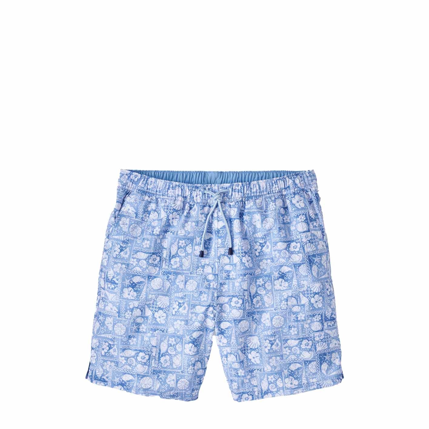 Peter Millar Men's Shell Patchwork Swim Trunk 2024 BONNET