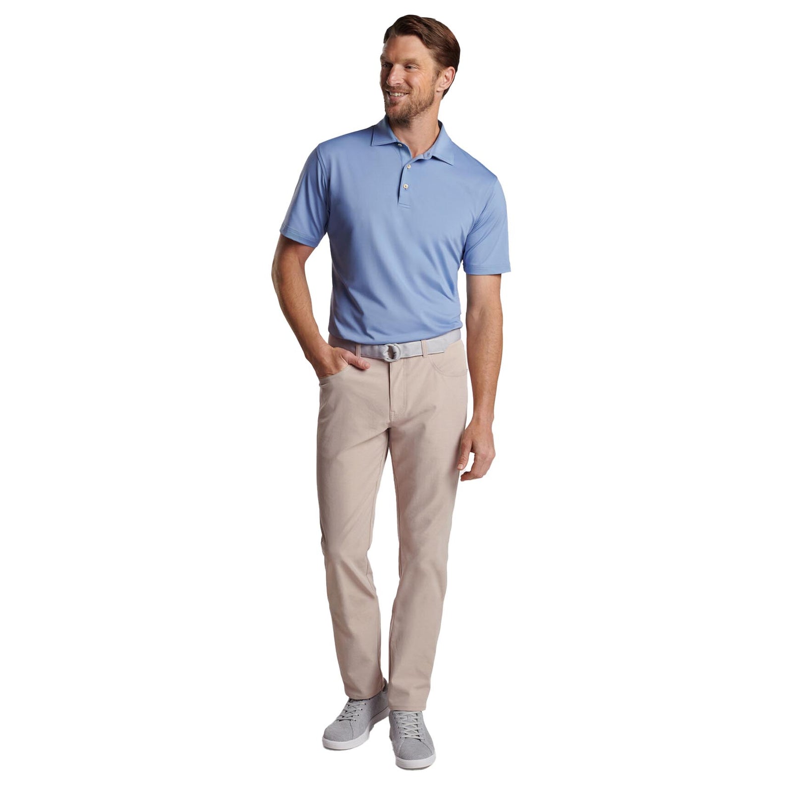 Peter Millar Men's Solid Performance Jersey Polo 2024 