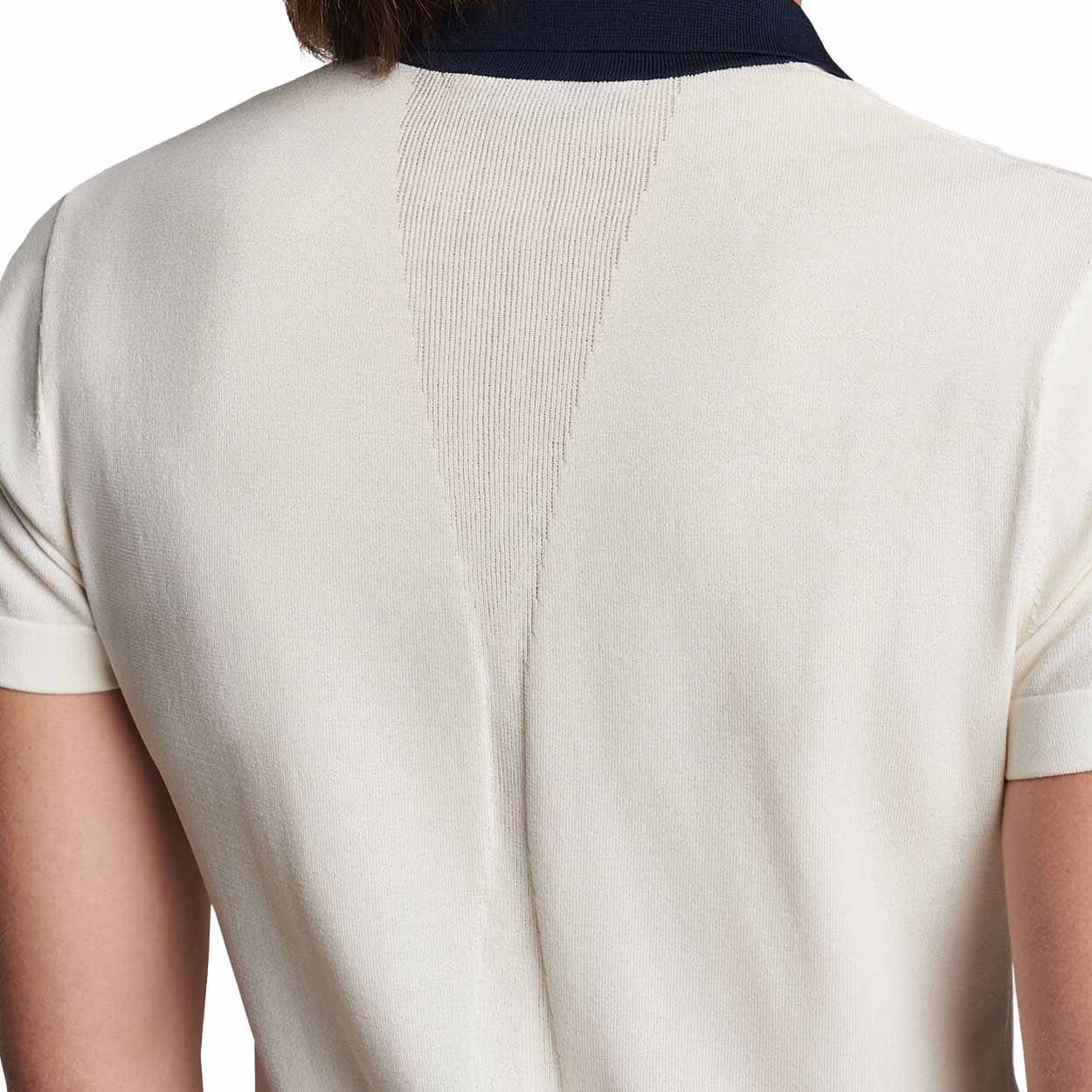 Peter Millar Women's Stuart Short-Sleeve Collared Performance Sweater 2024 