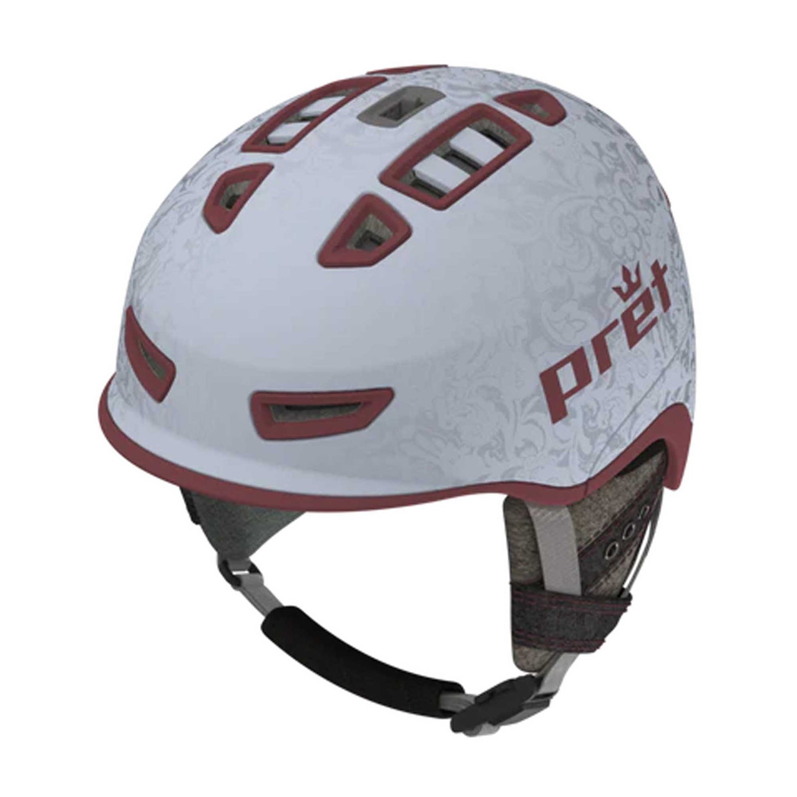 Pret Women's Vision X Helmet 2023 MAROON MIST