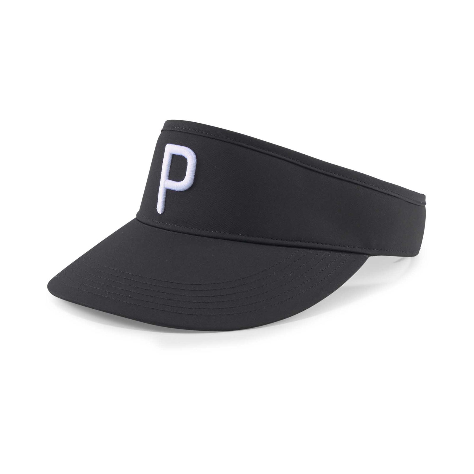 Puma P Adjustable Visor 2023 PUMA BLACK/BRIGHT WHITE