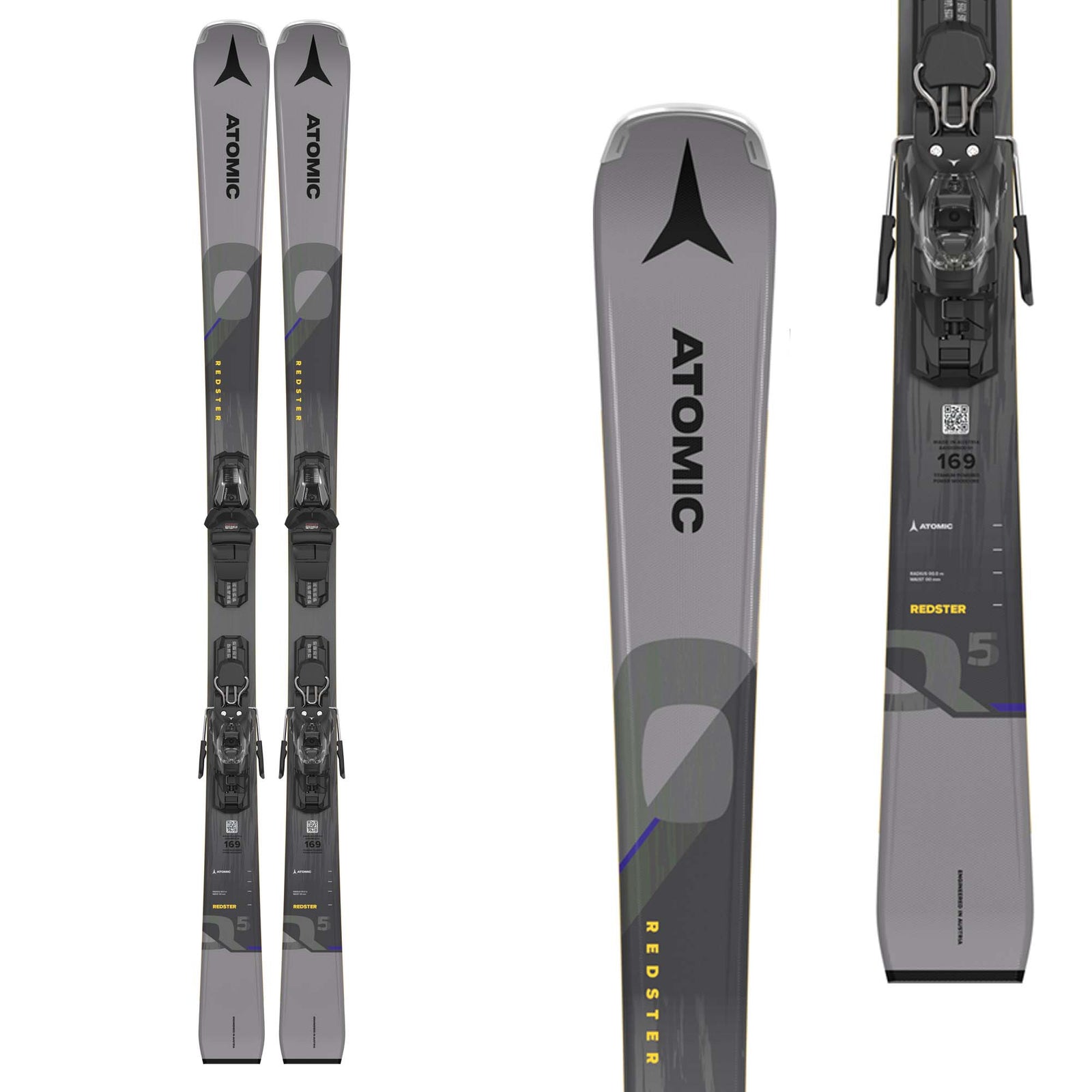 Atomic Men's Redster Q5 Skis + M 10 GW Bindings 2024 ASSORTED