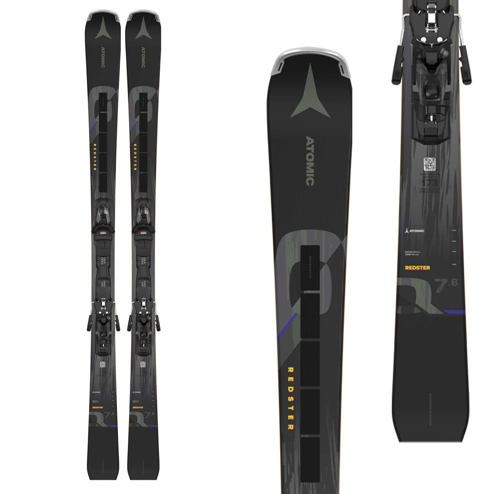 Atomic Men's Redster Q7.8 Revo C Skis + M 12 GW Bindings 2024 ASSORTED