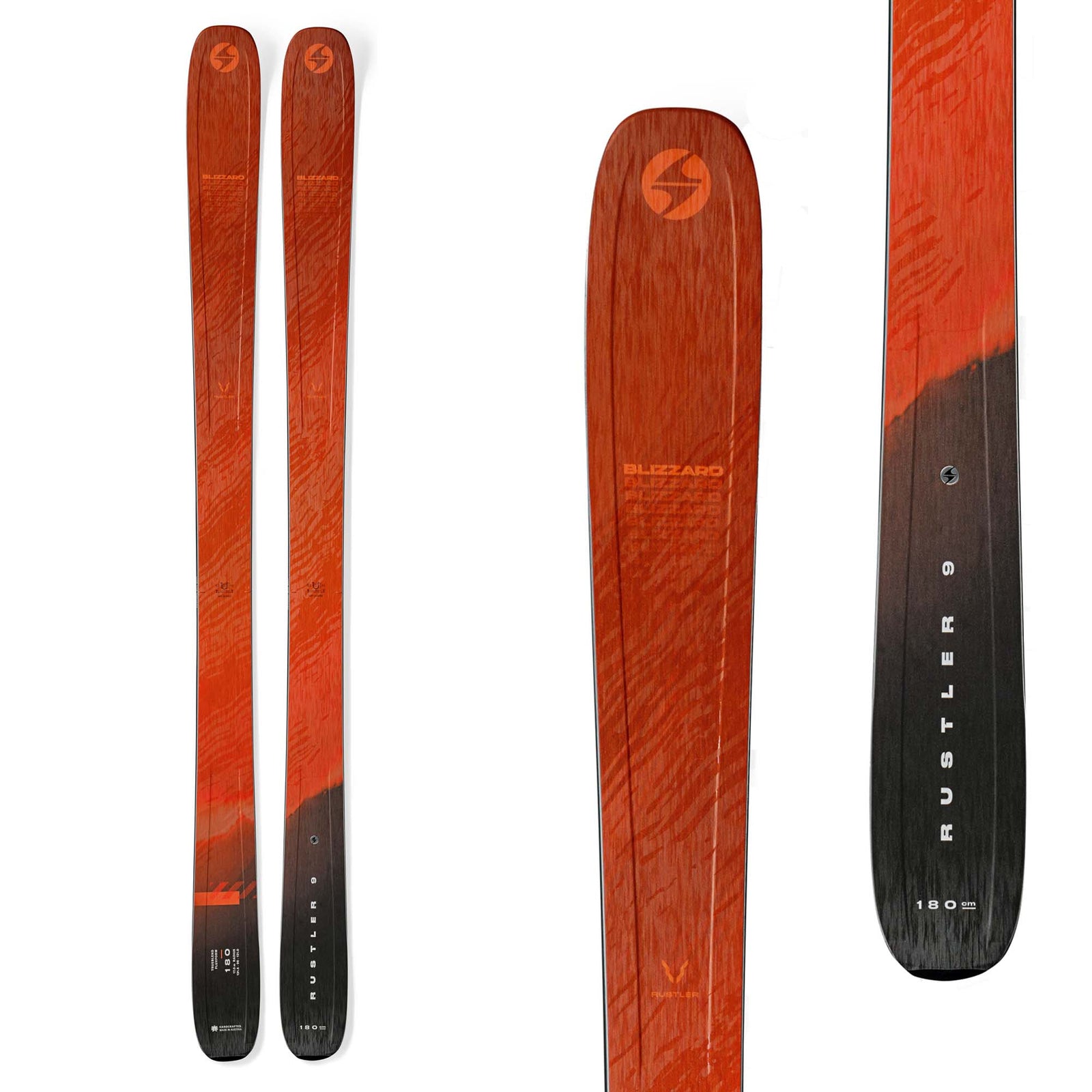 Blizzard Men's Rustler 9 Skis 2025 ASSORTED