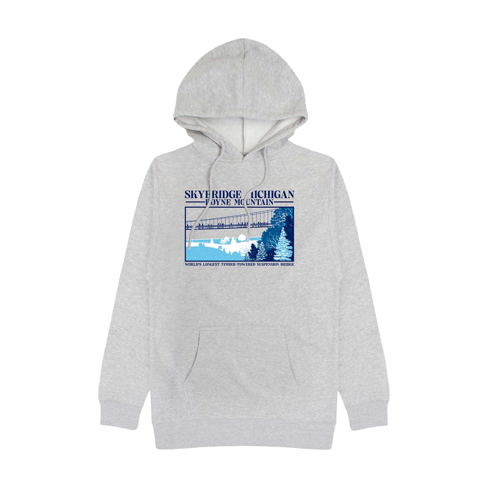 Boyne Mountain Skybridge Coastal Hoodie 2024 ATHLETIC HEATHER