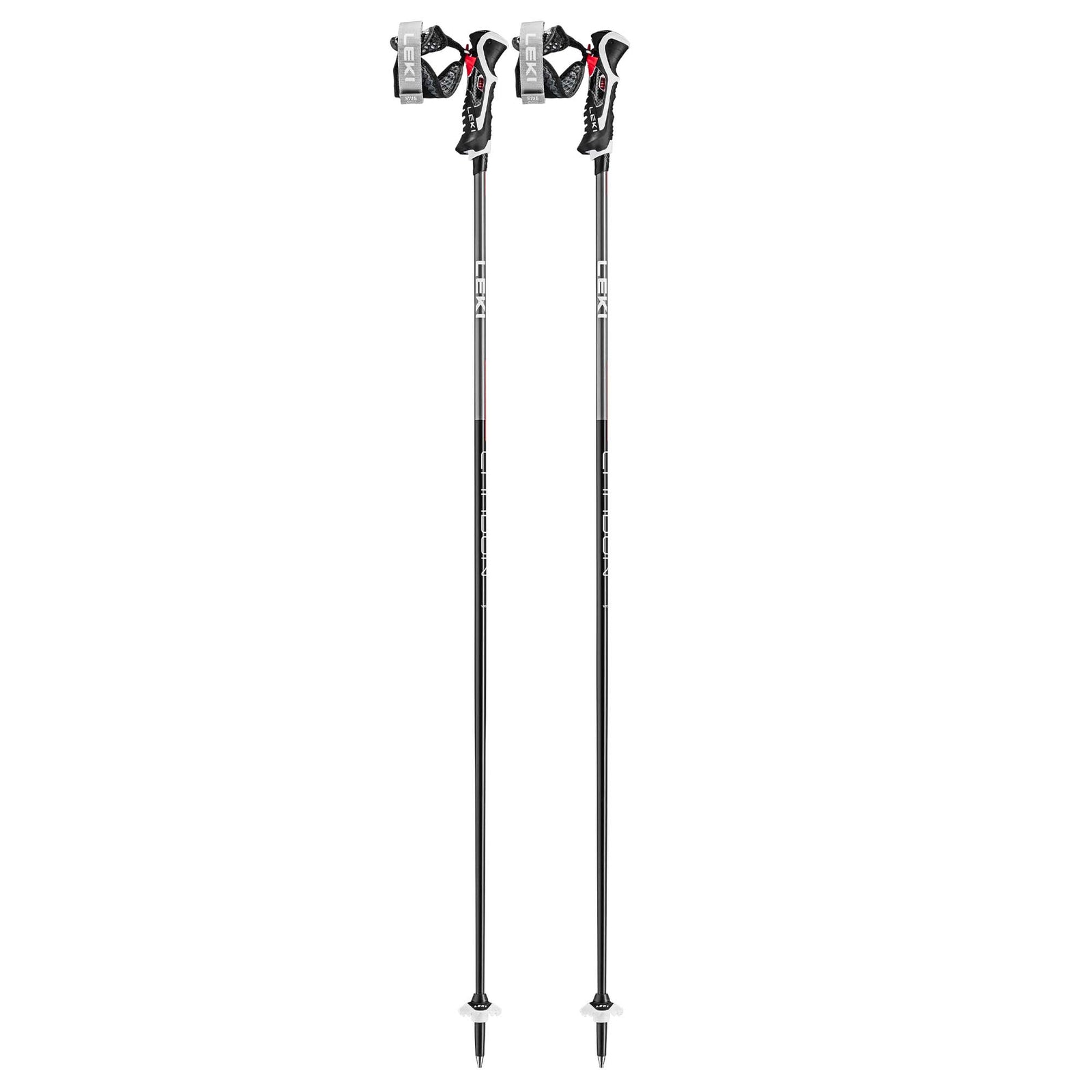 Leki Men's Carbon 14 3D Ski Pole 2024 BLACK/RED