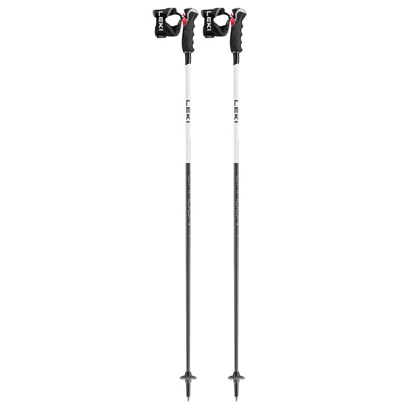 Leki Women's Carbon 14 3D Ski Pole 2024 BLACK/WHITE