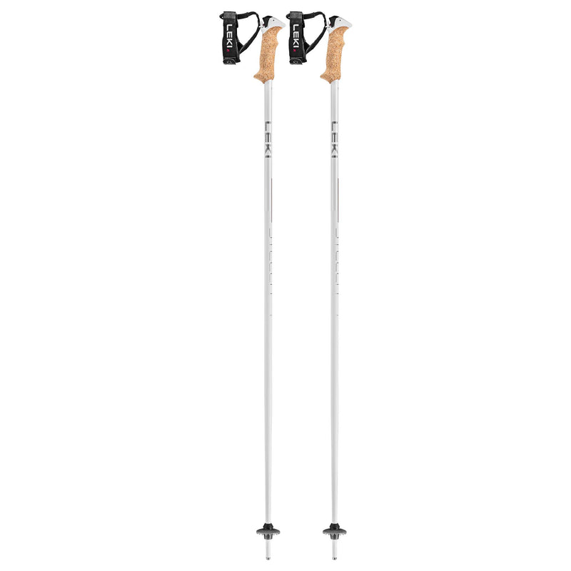 Leki Women's Stella S Ski Pole 2024 WHITE/SILVER