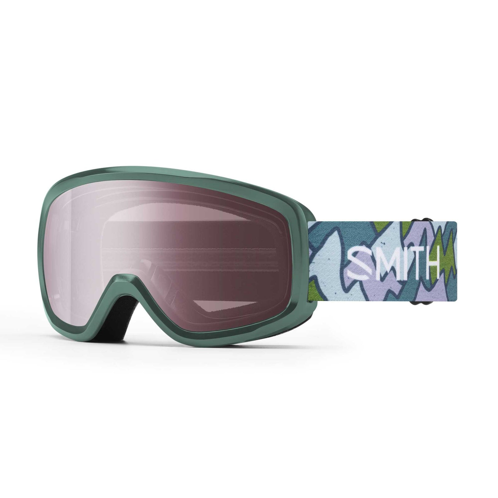 Smith Junior's Snowday Goggles 2024 ALP GREEN PEAKING