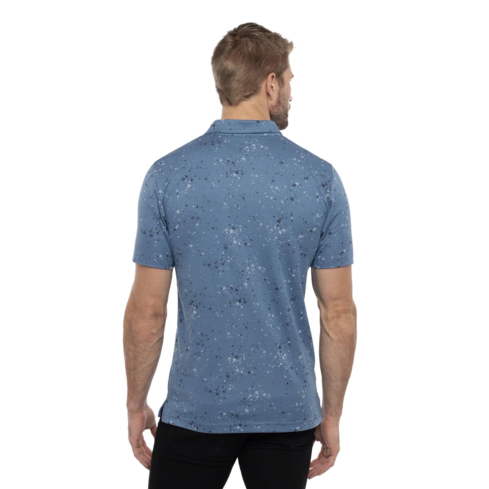 TravisMathew Men's Splatter Print Polo 2024 