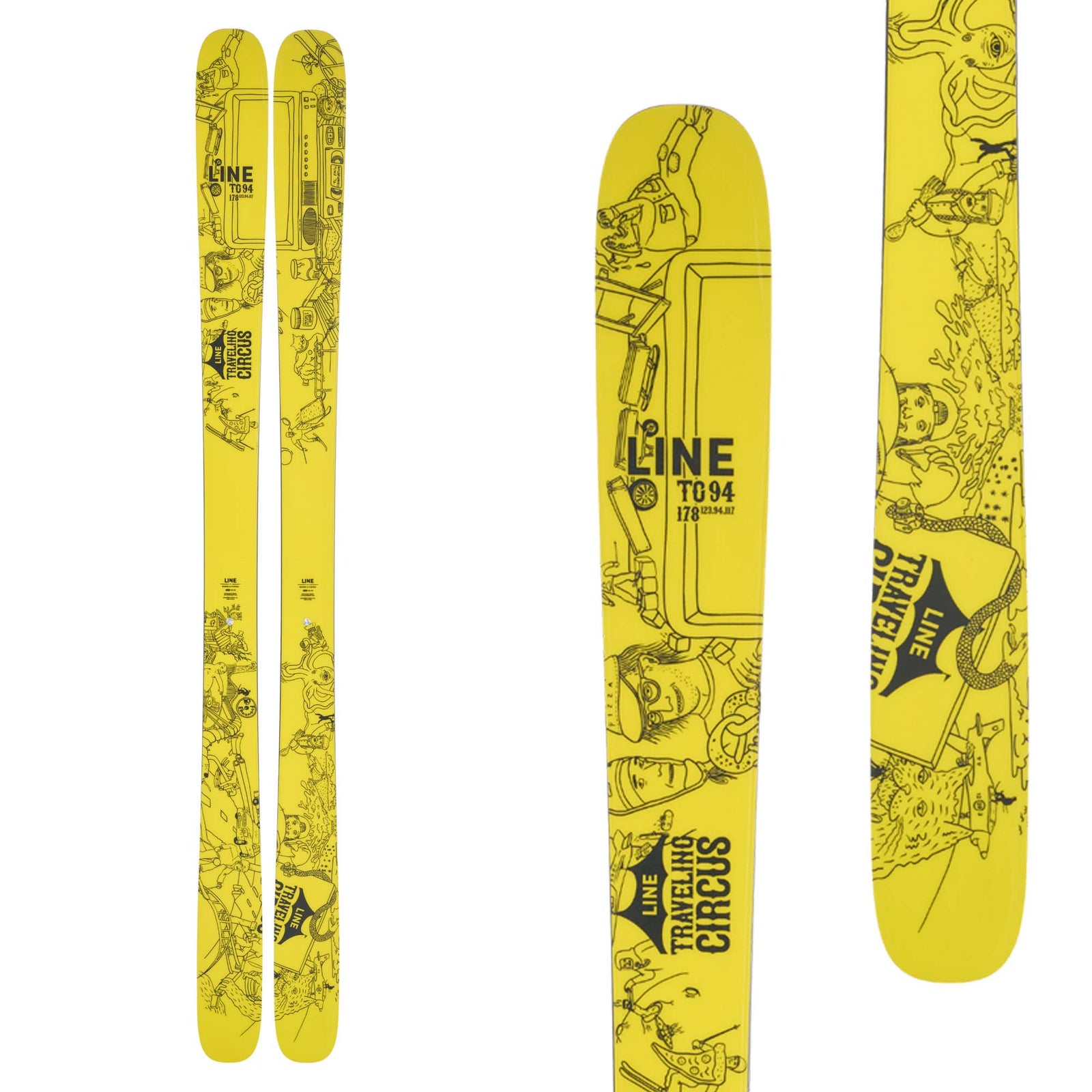 Line Men's Chronic TC 94 Ski 2024 ASSORTED