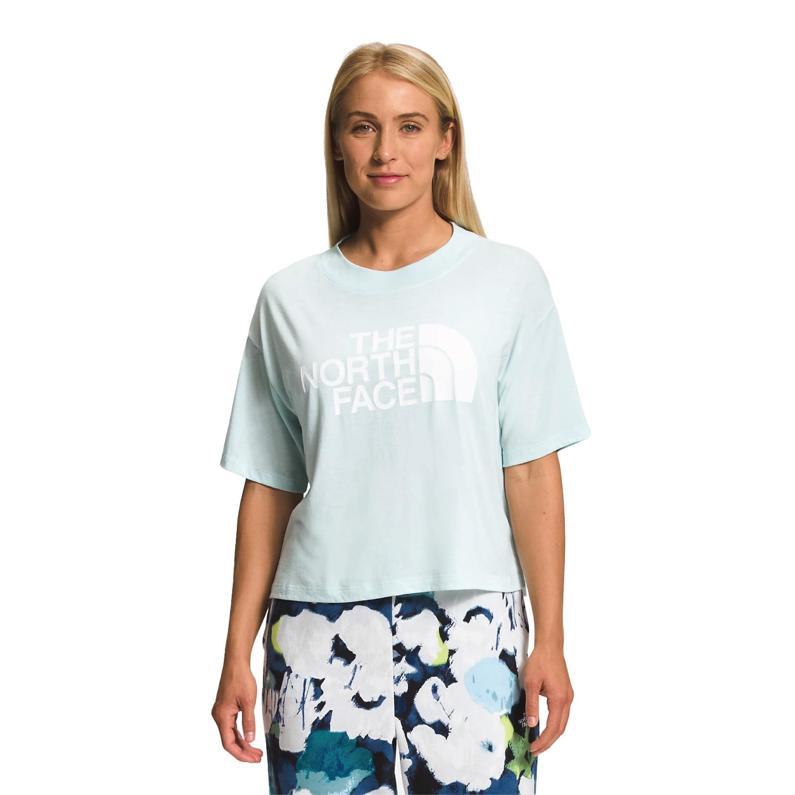 North Face Women's Short Sleeve Half Dome Crop Tee 2023 · Boyne Country  Sports