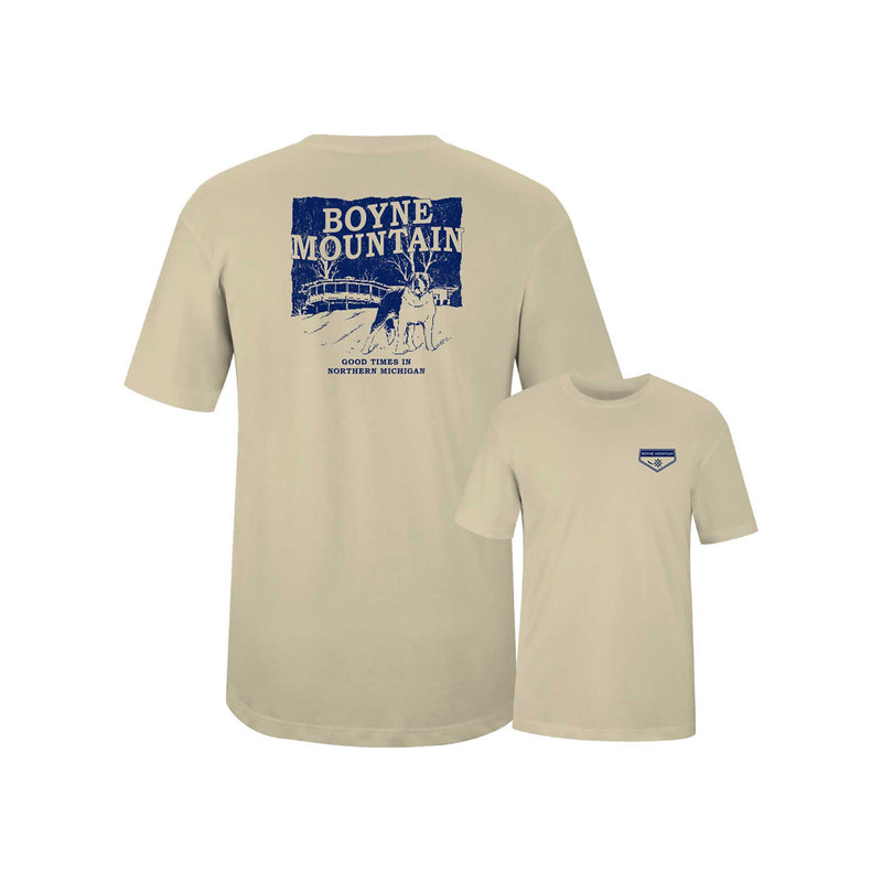 Boyne Mountain Trailblazer Lightweight Short Sleeve Tee 2024 SAND