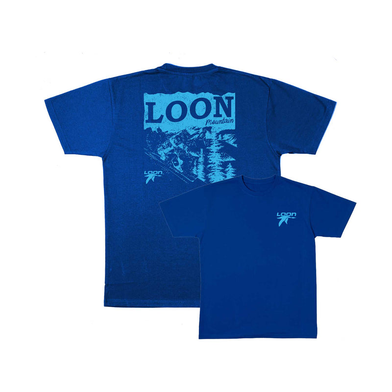 Loon Mountain Trailblazer Renew Midweight Short Sleeve Tee 2024 ROYAL