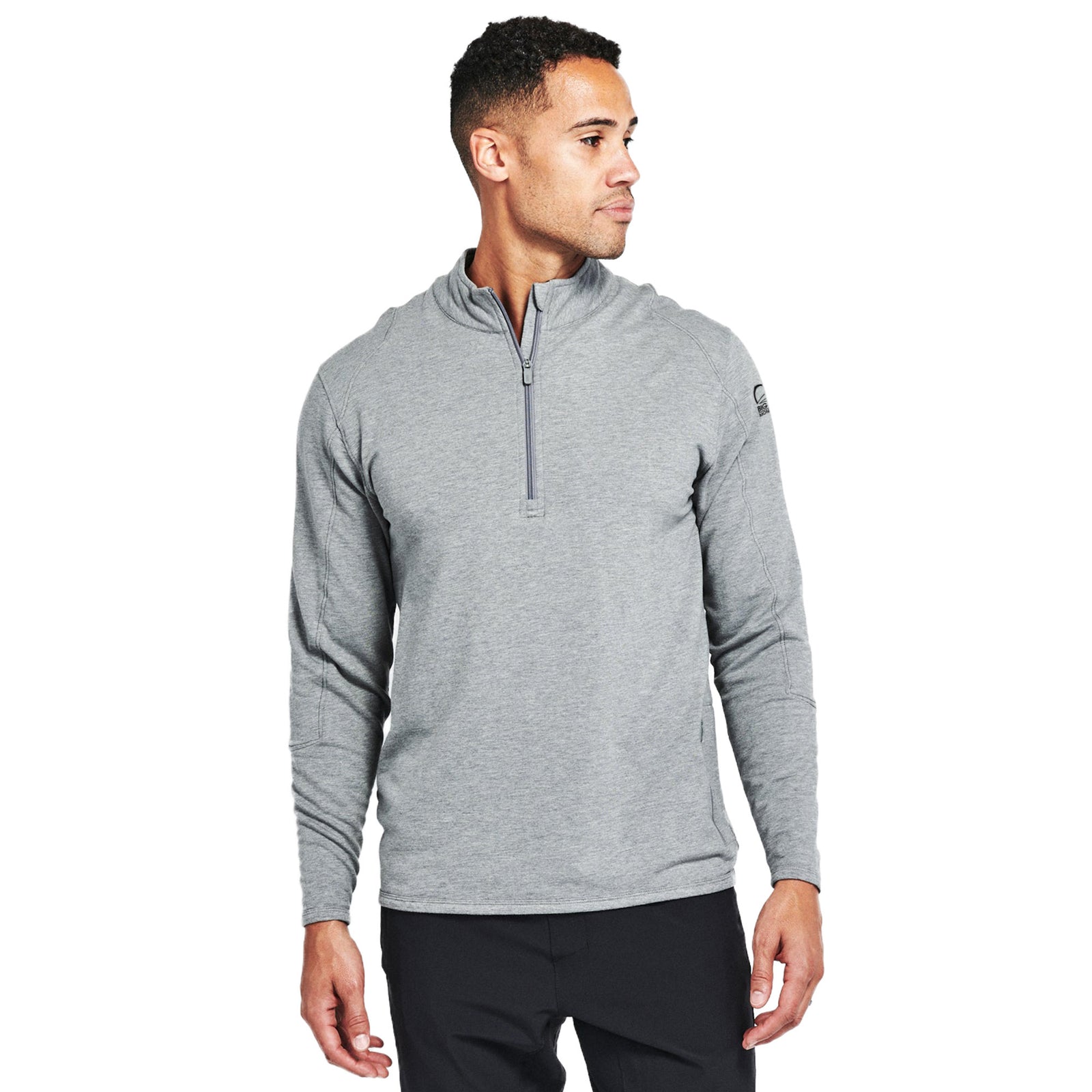 Big Sky Men's Apex Fleece 1/4 Zip 2024 HEATHER GREY