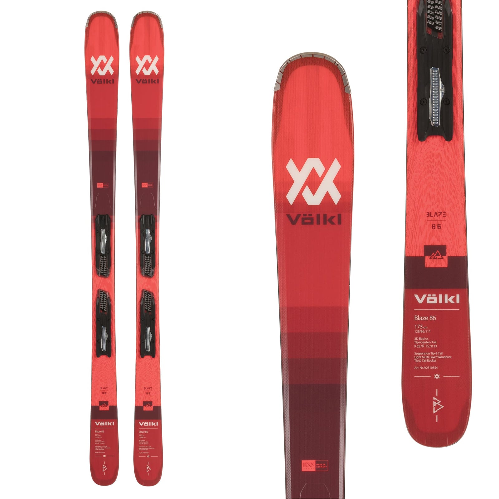 Volkl Men's Blaze 86 Ski 2024 159