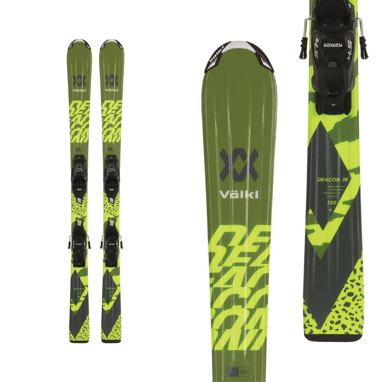 Volkl Junior's Deacon Ski +4.5 VMotion Bindings 80-90 2024 80