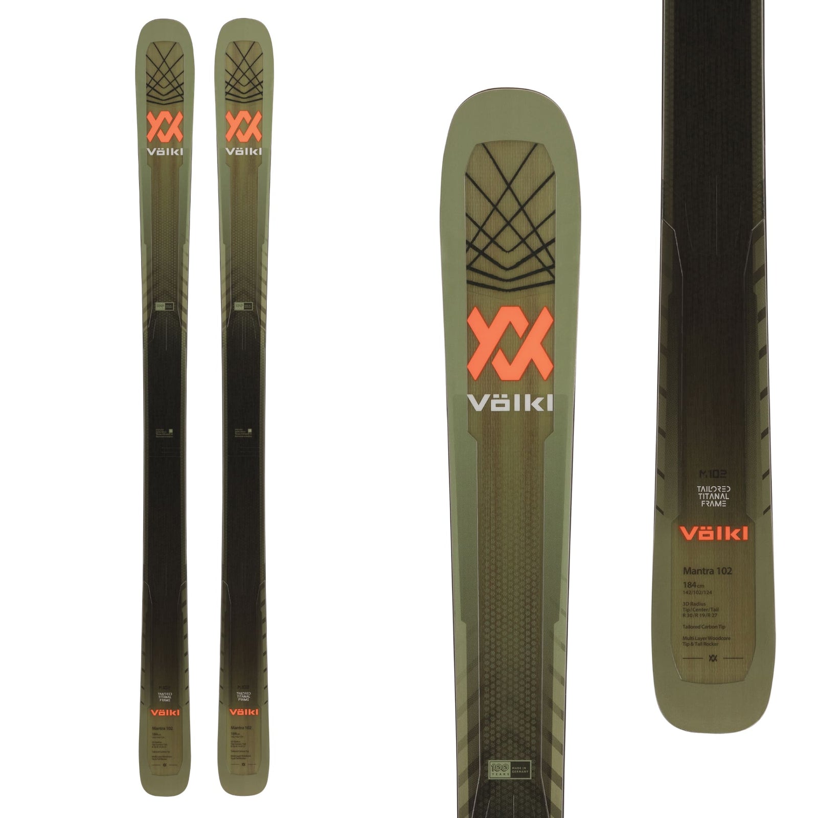 Volkl Men's Mantra 102 Ski 2024 170