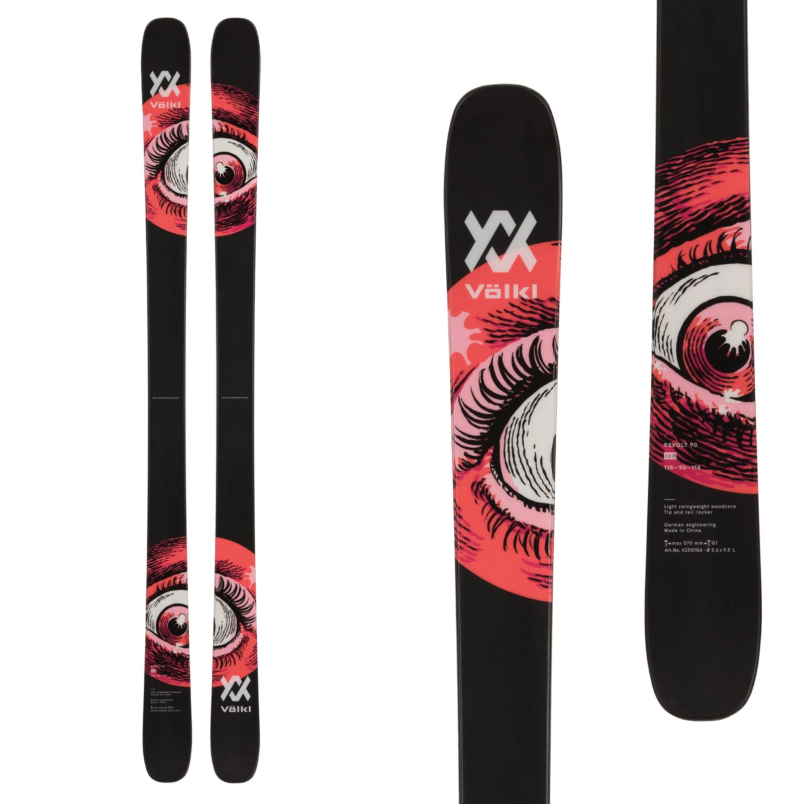 Volkl Men's Revolt 90 Ski 2024 168