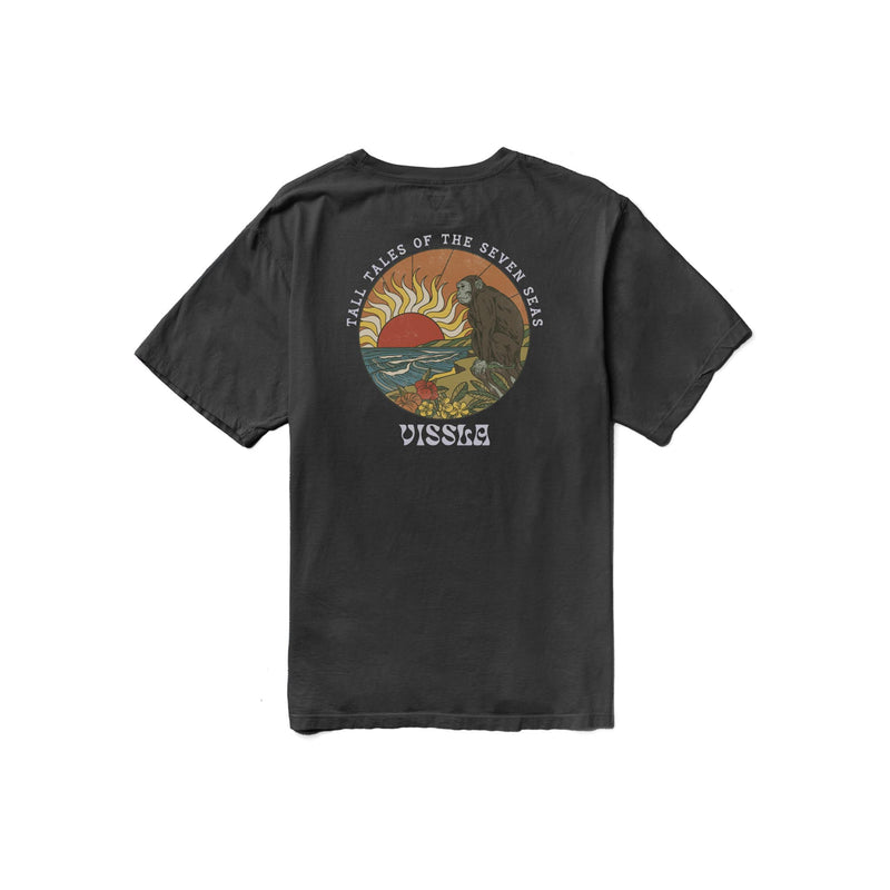 Vissla Men's Monkey Sea Organic Tee 2024 PHANTOM