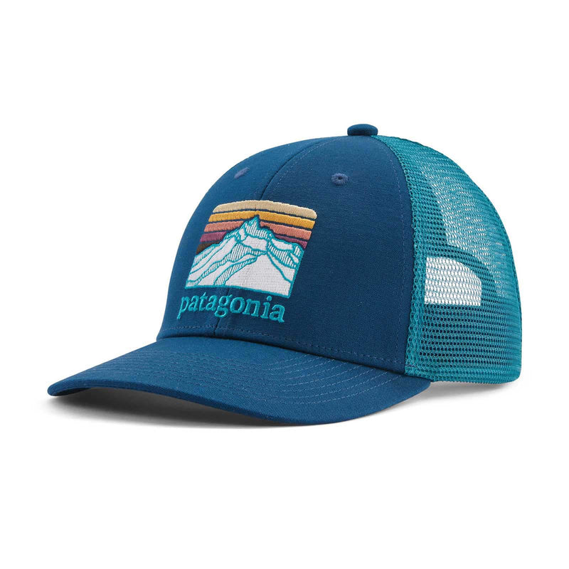 Patagonia Line Logo Ridge LoPro Trucker Hat 2024 LAGOM BLUE