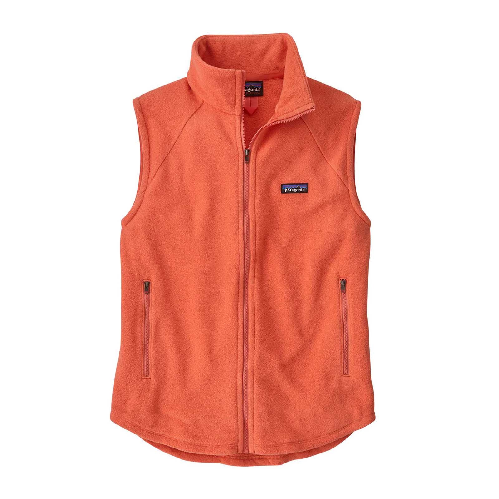 Patagonia Women's Classic Microdini Fleece Vest 2024 COHO CORAL