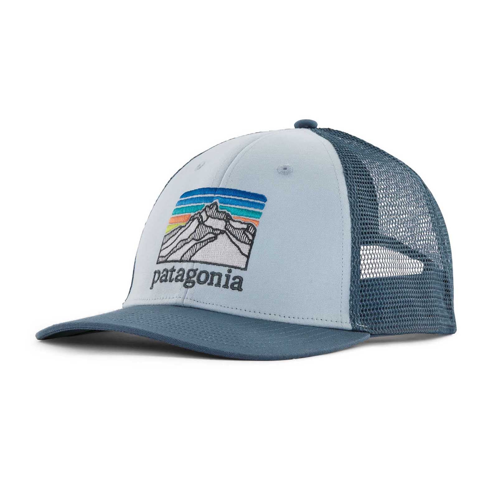 Patagonia Line Logo Ridge LoPro Trucker Hat 2024 CHILLED BLUE