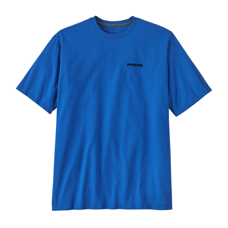 Patagonia Men's P-6 Logo Responsibili-Tee® 2024 P-6 OUTLINE: VESSEL BLUE